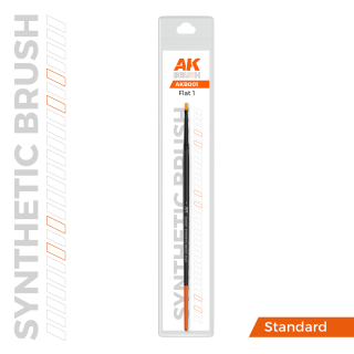 AK Synthetic brush - Flat 1 / Štětec plochý