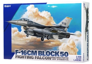 G.W.H USAF F-16CM Block 50 Fighting-Falcon Single-Seat Multirole Fighter 1/48 (Předobjednávka červen/červenec!)
