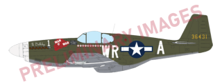 Eduard P-51B/C Mustang Malcolm Hood canopy 1/48 (Předobjednávka červenec)