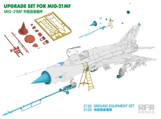 RFM Upgrade set for Mig-21MF - Ground Equipment set (Pozemní vybavení) 1/48 (Předobjednávka srpen/září)