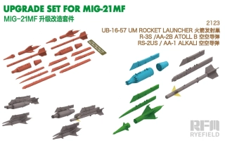 RFM Upgrade set for Mig-21MF (Sada zbraní) 1/48 (Předobjednávka srpen/září)