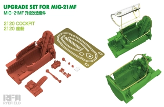 RFM Upgrade set for Mig-21MF - Cockpit (Kabina 3D tisk) 1/48 (Předobjednávka srpen/září)