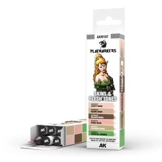 AK Skins & Flesh Tones - Playmarker Set / Odstíny pleti a kůže