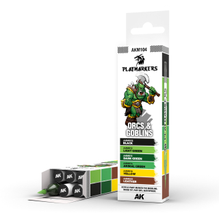 AK Orcs & Goblins - Playmarker Set / Zelení skřeti a goblini