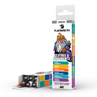 AK Clothes & Ornaments - Playmarker Set / Oblečení, pláště a dekorace