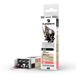 AK Skeletons & Zombies - Playmarker Set / Kostlivci a zombie figurky