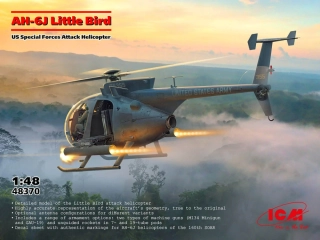 ICM AH-6J Little Bird - US Special Forces Attack Helicopter 1/48