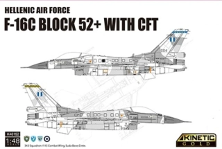 Kinetic Hellenic Air Force F-16C Block 52 + with CFT 1/48