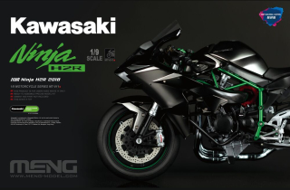 MENG Kawasaki Ninja H2R 2018 (Pre-colored Edition) 1/9 (Předobjednávka říjen)