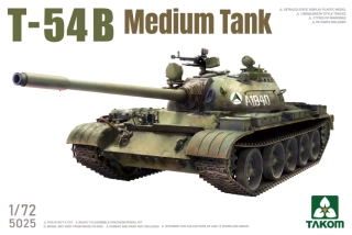 Takom T-54B Medium Tank 1/72 (Předobjednávka listopad)