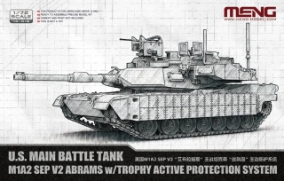 MENG U.S. Main Battle Tank M1A2 SEP V2 Abrams w/Trophy Active Protection System 1/72 (Předobjednávka říjen)
