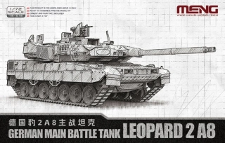 MENG German Main Battle Tank Leopard 2 A8 1/72 (Předobjednávka říjen)