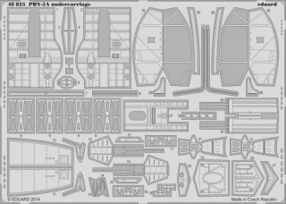 Eduard PBY-5A Catalina podvozek - detail set 1/48