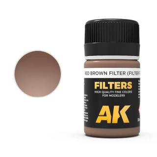 AK Red Brown Filter (Filter For Wood) - 35ml / Filter pro dřevo