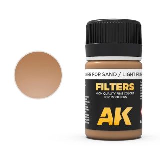AK Filter Ocher for Sand / Light Filter For Wood - 35ml / Filter pro dřevo světlý