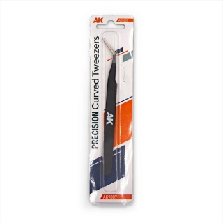 AK Precision Curved Tweezers / Precizní pinzeta špičatá zahnutá