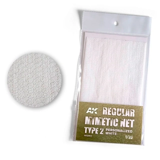 AK Camouflage Net Personalized White Type 2 / Maskovací síť