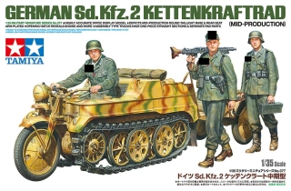 Tamiya German Sd.Kfz.2 Kettenkraftrad (Mid-Production) (+3 figurky) 1/35