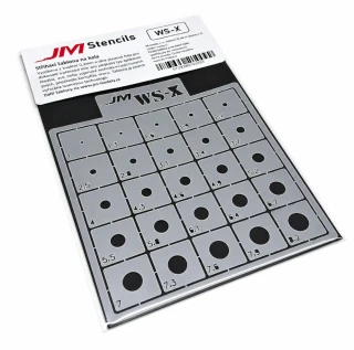 JM Stříkací šablona na kola WS-X (1-8,2mm)