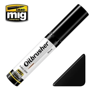 Ammo Mig Oilbrusher Black / Černá