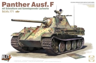 Takom Panther Ausf.F Schmalturm, gummispar. Laufrollen - Super Blitz 1/35 (Předobjednávka listopad)