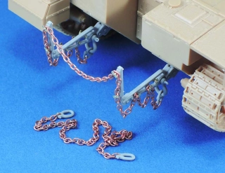 Legend IDF AFV Rear Towing Horn/Chain set 1/35