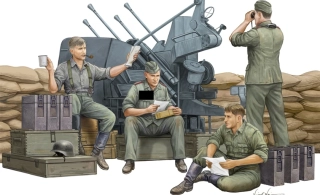 Trumpeter German Anti-Aircraft Gun Crew 1/35