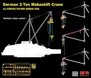 RFM German 2-ton Makeshift Crane all-purpose German 2-ton Makeshift Crane all-purpose 1/35 (Předobjednávka listopad)