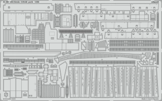 Eduard USS Nimitz CVN-68 část 4. - detail set 1/350