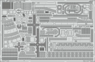 Eduard USS Nimitz CVN-68 část 7. - detail set 1/350