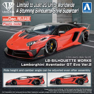 Aoshima Liberty Walk Silhouette Works Lamborghini Aventador GT EVO Ver.2 1/24 (Předobjednávka únor)