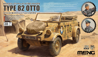 MENG MARSEILLE'S PKW. K1 KÜBELWAGEN TYPE 82 OTTO (+3D printed tires and two figures) 1/35 (Předobjednávka prosinec/leden)