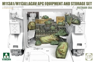 Takom M113A1/M113A1 ACAV APC Equipment+storage set 1/35 (Předobjednávka listopad/prosinec)