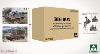 Takom M113A1/M113A1 ACAV + M577A1 + Infantrymen- BIG BOX 1/35 (Předobjednávka listopad/prosinec)