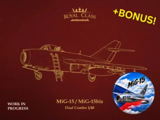 Eduard MiG-15 ROYAL CLASS (ČR) + BONUS Placka JM 1/48 (Předobjednávka prosinec)