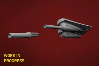 Eduard MiG-15 gun barrels PRINT 1/48 (Předobjednávka prosinec)