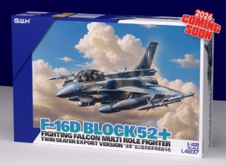 G.W.H F-16C Block 52+ Fighting Falcon Multirole Fighter Twin Seater Export Version 1/48 (Předobjednávka listopad/prosinec)