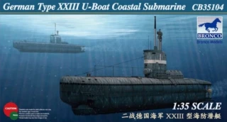 Bronco German Type XXIII U-Boat Coastal Submarine 1/35