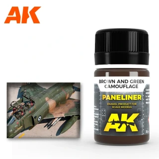 AK Paneliner for Brown and Green Camouflage - 35ml / Paneliner pro hnědé a zelené kamufláže
