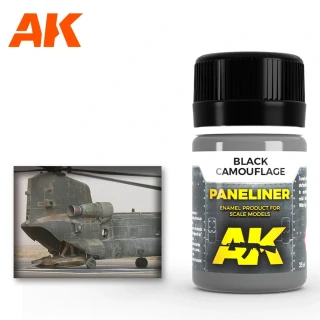 AK Paneliner for Black Camouflage - 35ml / Paneliner pro tmavé kamufláže