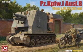 DRAMi 15cm s.IG.33 (Sf) auf Pz.Kpfw.I Ausf. B 1/35 (Předobjednávka listopad/prosinec)