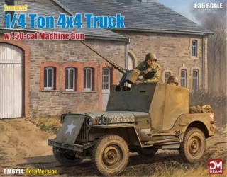 DRAMi Armored 1/4 Ton 4x4 Truck w/.50-cal Machinegun 1/35 (Předobjednávka listopad/prosinec)