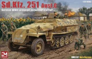 DRAMi Sd.Kfz. 251/1 Ausf. C German WWII APC 1/35 (Předobjednávka listopad/prosinec)