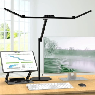 Pracovní LED lampa sklopná se základnou (stmívatelná) - 24W, 1500lm, 71cm